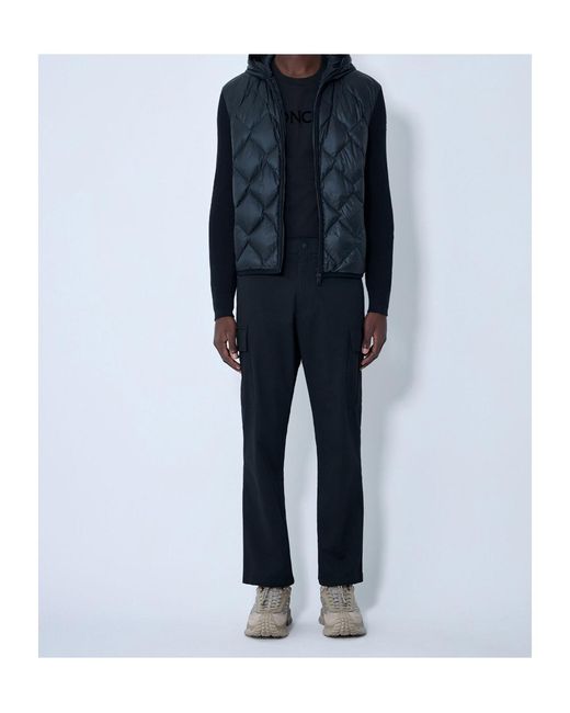 Moncler Blue Quilted Jacket for men