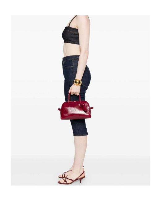Jacquemus Red The Turismo Small Bowling Bag