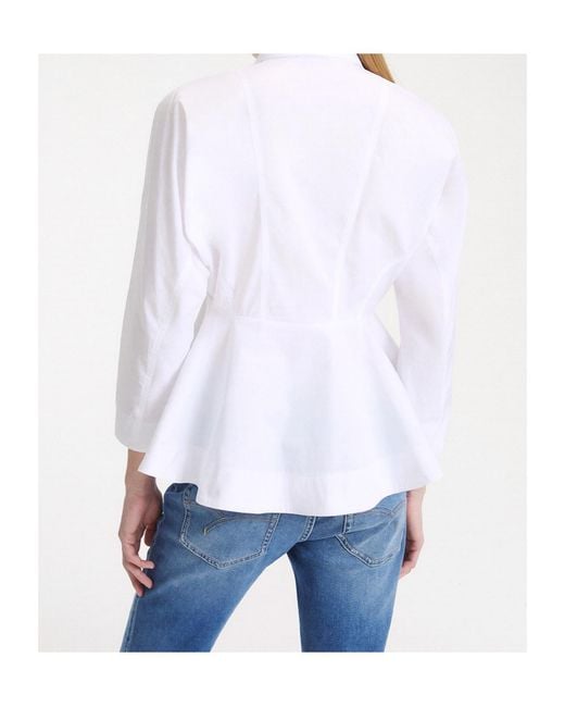 Marella White Long-Sleeved Shirt