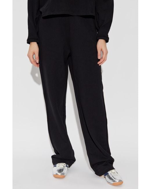 Emporio Armani Black Sweatpants With Logo
