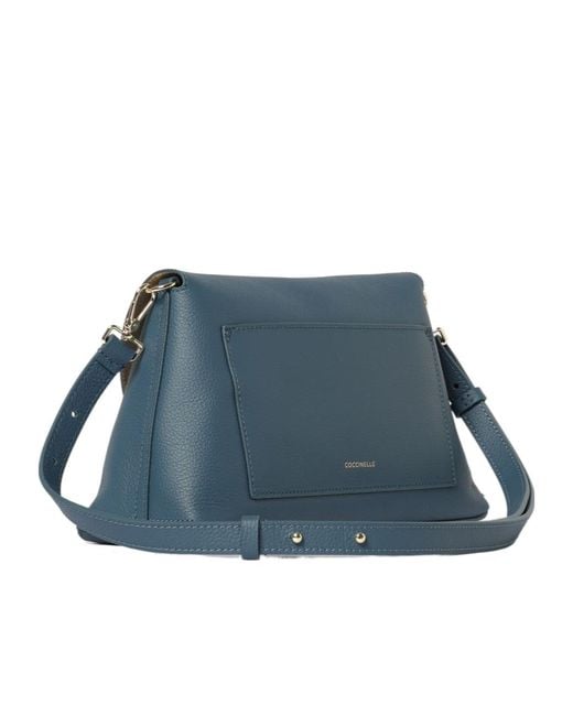 Coccinelle Blue Nikla Medium Shoulder Bag