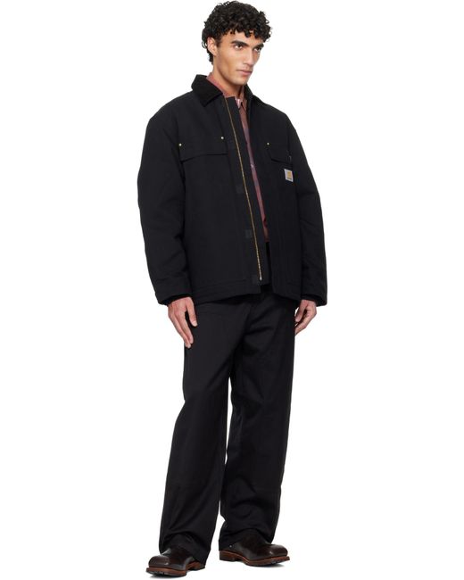 Carhartt Black Long-Sleeved Collared Jacket for men
