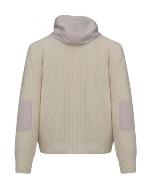 Paul & Shark Gray Zip-Up Hooded Cardigan for men