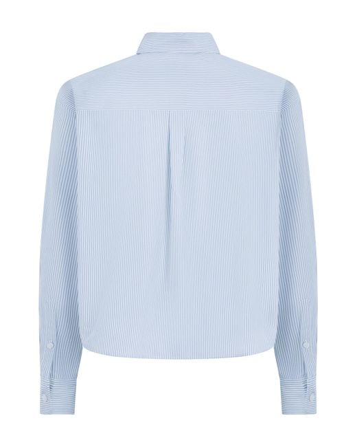 Weekend by Maxmara Blue Collared Long-Sleeved Shirt
