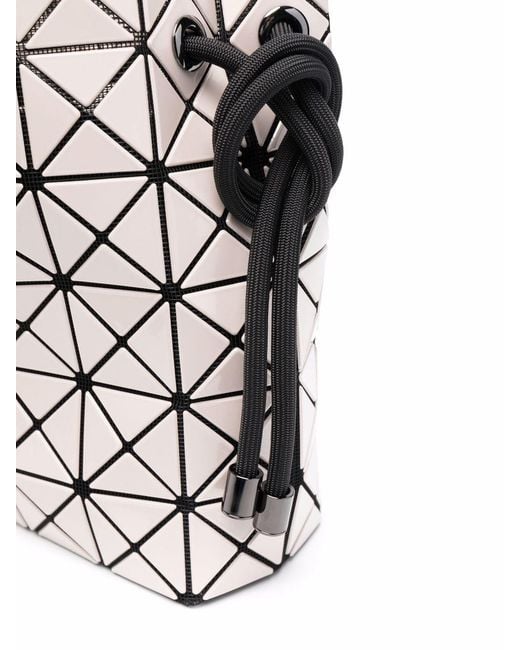 Issey Miyake Gray Drawstring Shoulder Bag