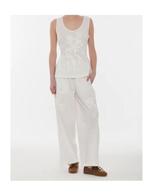 P.A.R.O.S.H. Gray Ninja Embroidered Blouse