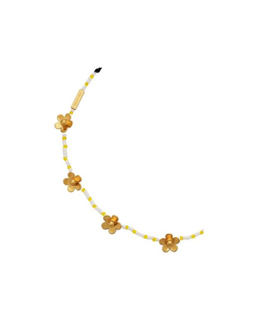 Marc Jacobs Multicolor Daisy Beaded Necklace