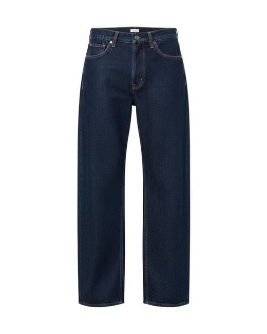 Agolde Blue Rinse-Wash Denim Jeans