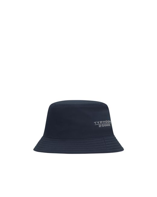 Paul & Shark Blue Logo Printed Bucket Hat for men