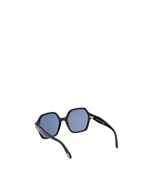 Tom Ford Blue Eyewear Geometric Frame Sunglasses
