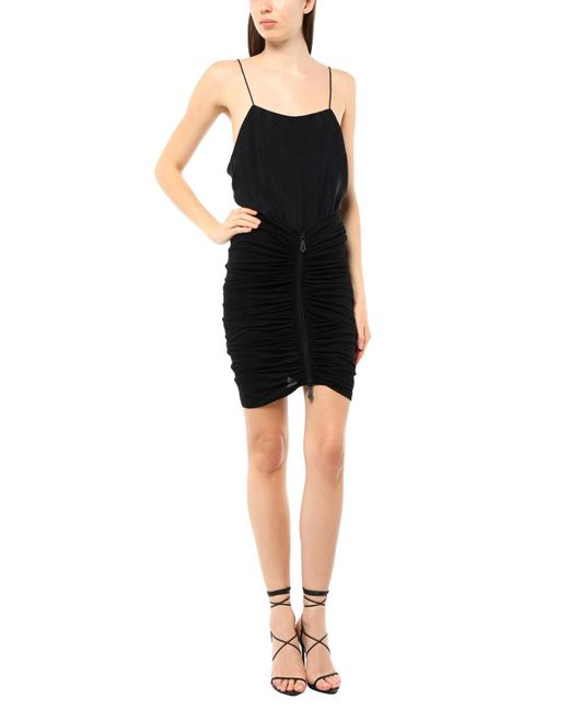 Burberry Black Solid Color Elastic Waist Midi Skirt