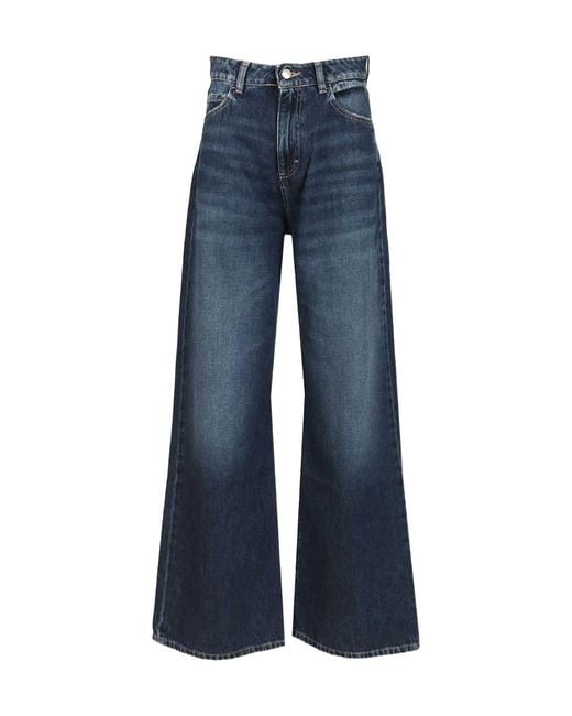 ICON DENIM Blue Debby Wide-Leg Jeans