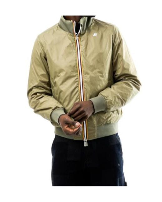 K-Way Blue Arsene Plus.2 Reversible Jacket for men
