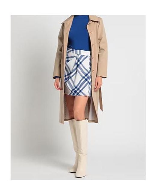 Burberry Blue Mini Skirts