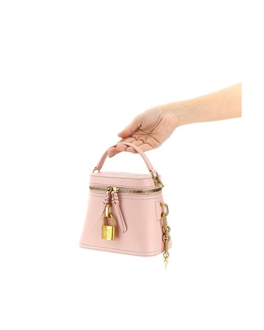 Balmain Pink Pulse Vanity Handbag