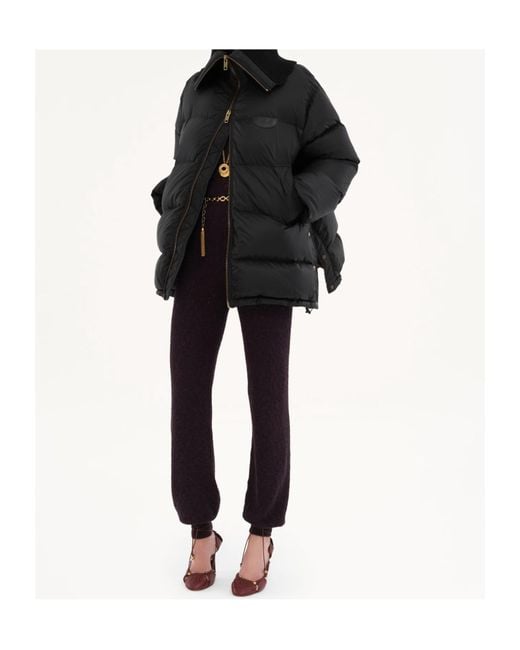 Chloé Black High-Necked Down Jacket