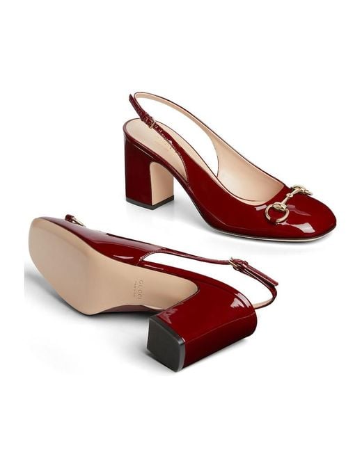 GUCCI ポインテッドトゥミュール ベージュ・レッド 24-25新作 グッチ プリンスタウンミュール レディース (GUCCI