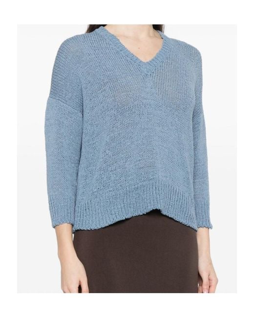 Baserange Blue Long-Sleeved Knitwear