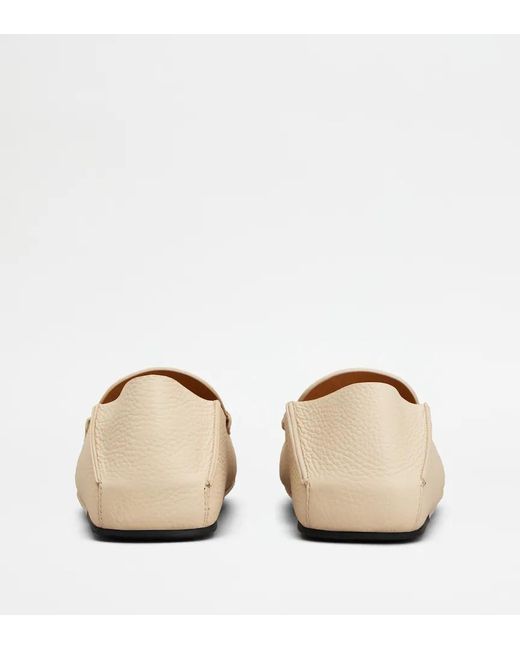 Tod's Natural Round-Toe Loafers for men