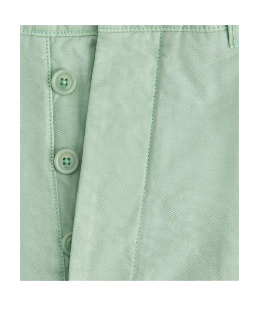 AMI Green Tailored Tapered-Leg Trousers for men