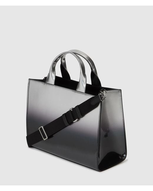 Karl Lagerfeld Black Rue St-Guillaume Dégradé Tote Bag