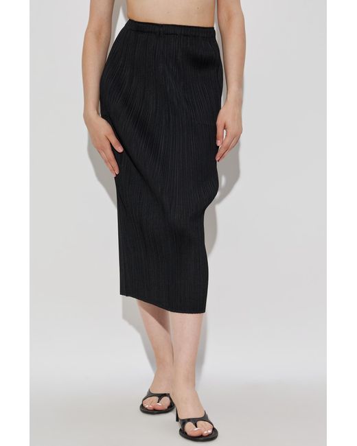 Pleats Please Issey Miyake Black Pleated Skirt