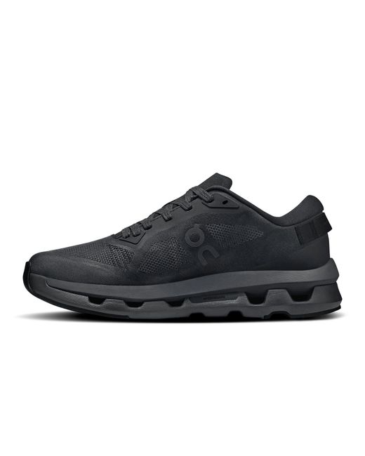 On Shoes Black Lace-Up Sneakers