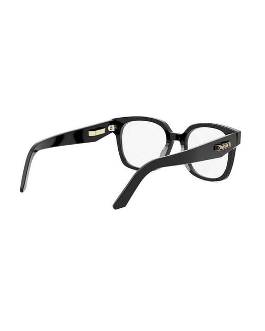 Dior White Eyewear Square Frame Glasses