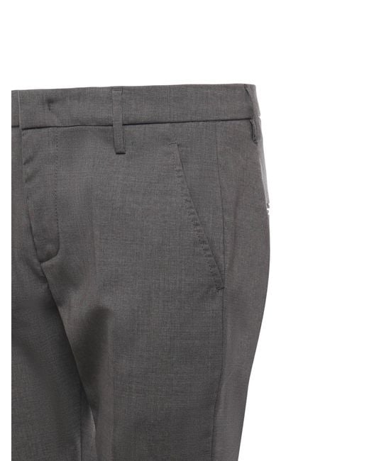 Dondup Blue Slim-Fit Trousers for men