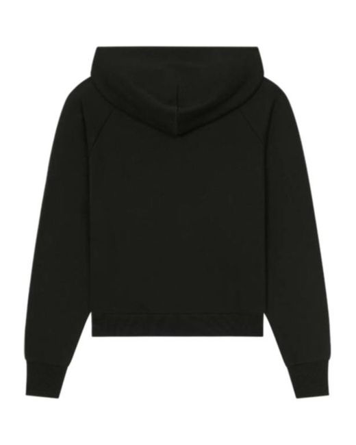 KENZO Black 'Boke Flower Crest' Hooded Embroidered Zip-Up Cardigan