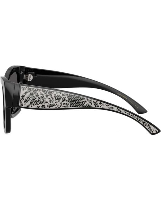 Dolce & Gabbana Black Square-Frame Sunglasses