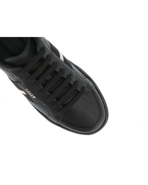 Bally Black Laced Sneakers for men