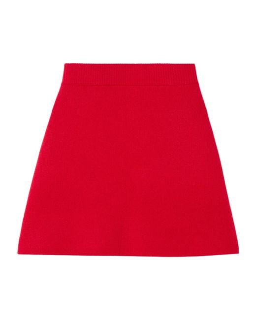 Lisa Yang Red Clare Mini Skirt
