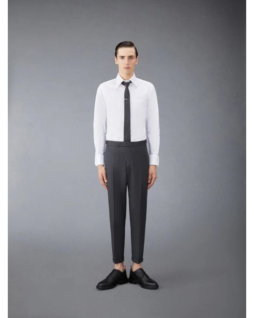 Thom Browne White Oxford Shirt for men