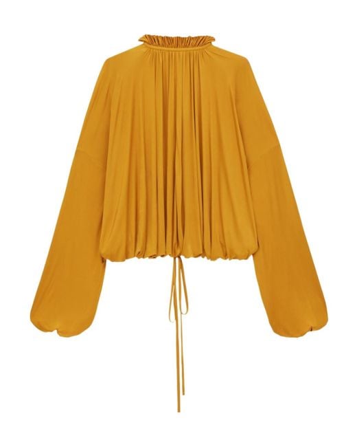 Saint Laurent Yellow Blouse