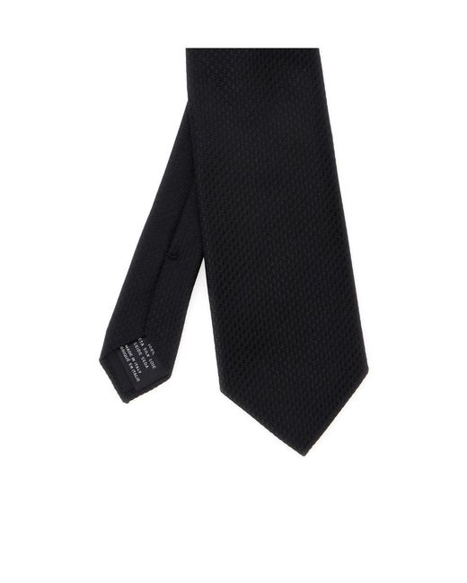 Tom Ford Black Pointed-Tip Tie for men