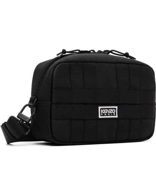 KENZO Black Explorer Crossbody Bag for men