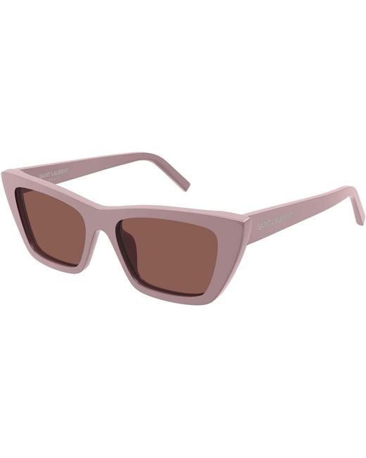 Saint Laurent Multicolor Eyewear Cat-Eye Frame Sunglasses