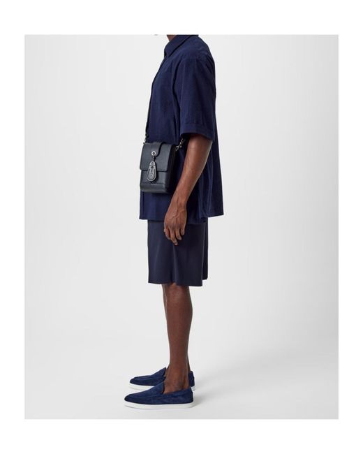Christian Louboutin Blue Logo Loafers for men