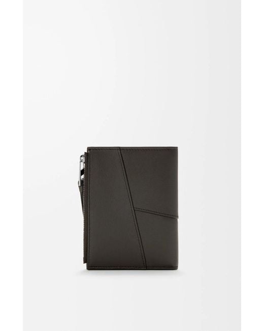 Loewe Black Compact Puzzle Wallet for men