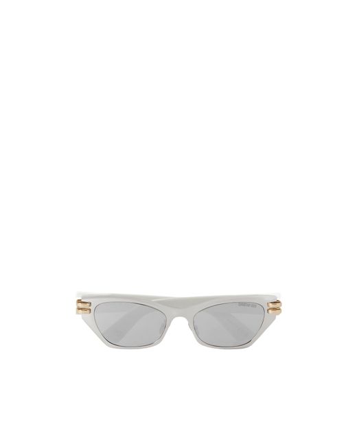 Dior White Logo Sunglasses