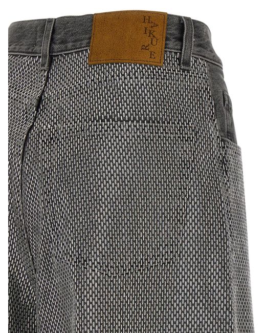 Haikure Gray Belle Studded Bermuda Shorts