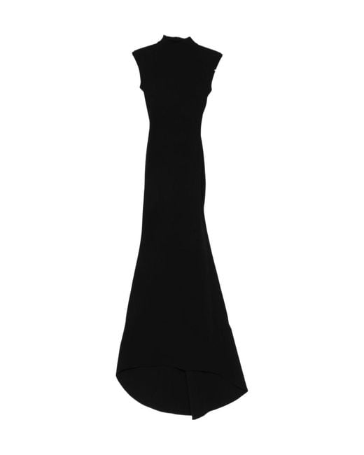 Jacquemus Black Figure-Hugging Maxi Dress