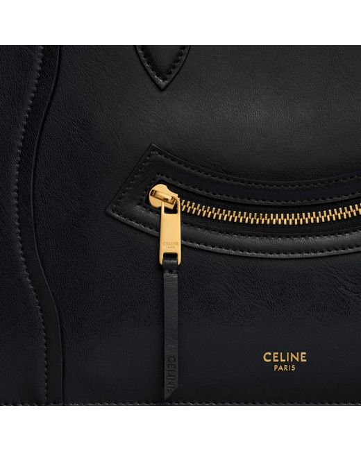 Céline Black Medium Pouch