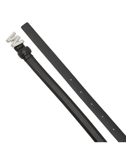Weekend by Maxmara Black Logo Belt