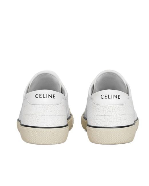 Celine Alan As-01 Low Lace-Up Sneaker in White for Men | Lyst