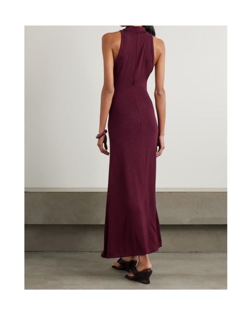 St. Agni Purple Sleeveless Dress