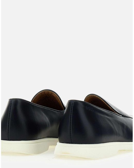 Boss Blue Clay Loafers for men
