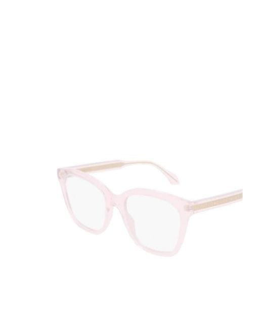 Gucci White Eyewear Rectangular Glasses And Frames
