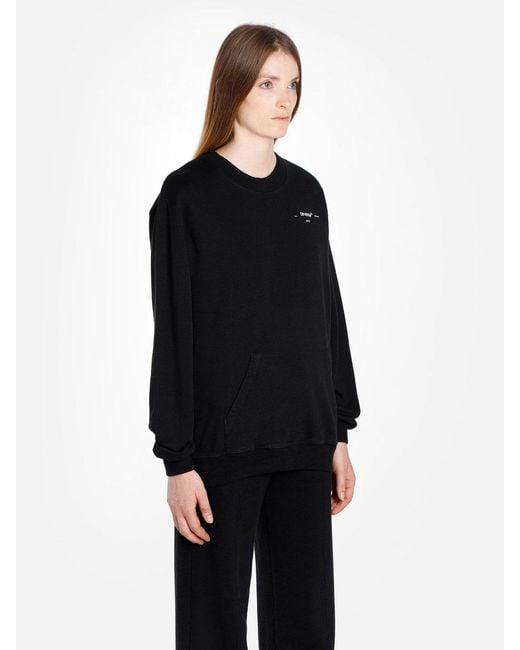 Off-White c/o Virgil Abloh Black Arrows Print Logo Sweatshirt